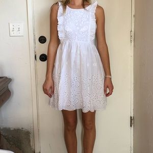 Zara White Bachelorette Party Dress!